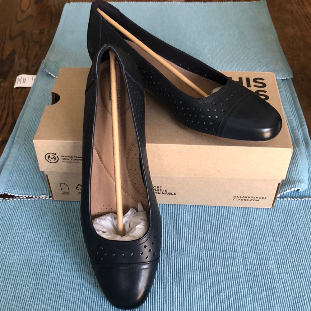 Woman’s Clark’s Shoes.